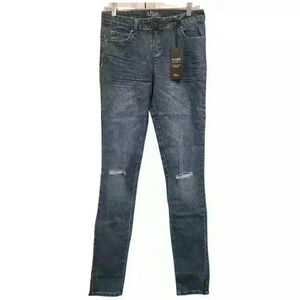 Women's Alloy Apparel Maxwell High Waist Skinny Tall Five Pocket Blue Jeans